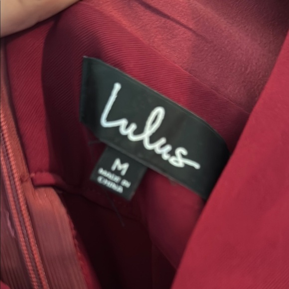 Lulu's Rich Red Jumpsuit - Picture 2 of 6